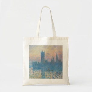 Claude Monet Houses of Parliament Sonnenuntergang Tragetasche