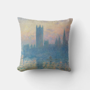 Claude Monet Houses of Parliament Sunset Kissen