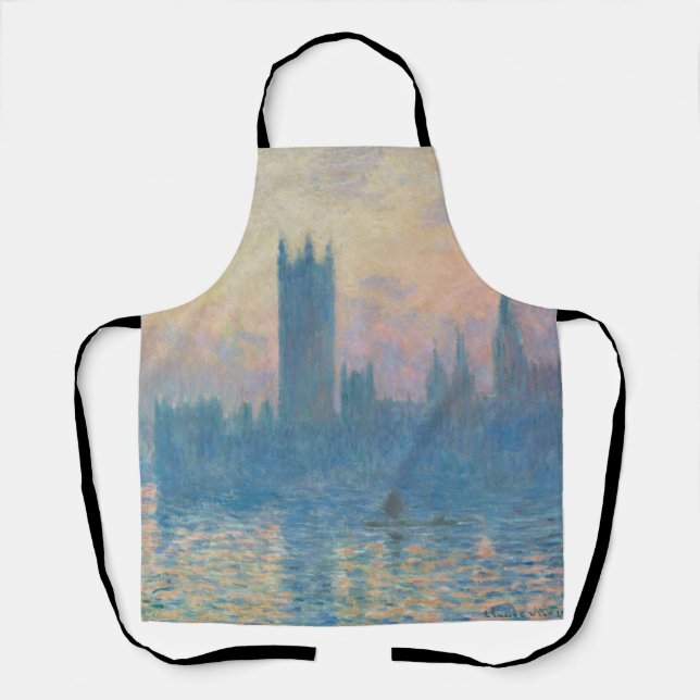 Claude Monet Houses of Parliament Sunset Schürze (Vorderseite)