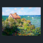 Claude Monet: Hütte der Fischer in Varengeville Poster<br><div class="desc">Ein wunderschönes,  klassisches Landschaftsposter mit einer Hütte von Fischern in Varengeville,  gemalt vom französischen Impressionisten Claude Monet.</div>