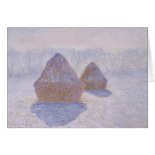 Claude Monet Hystacks Effect of Snow and Sun
