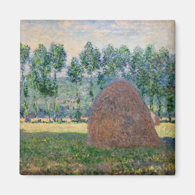Claude Monet - Hystacks in der Nähe von Giverny Magnet (Vorne)
