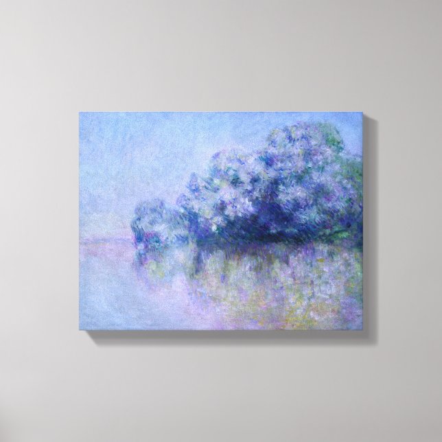 Claude Monet Île aux Orties bei Vernon Leinwanddruck (Vorderseite)