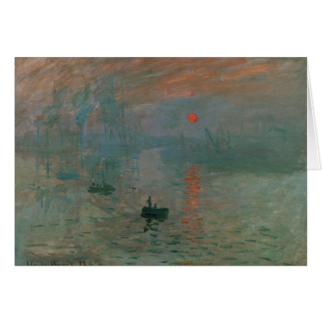 Claude Monet - Impression, lever de soleil (Devant horizontal)