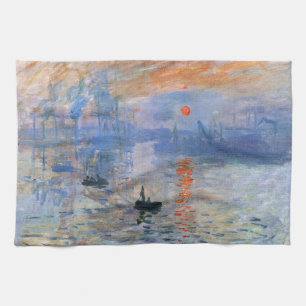 Claude Monet Impression soleil levant 1872 Hafen K Geschirrtuch