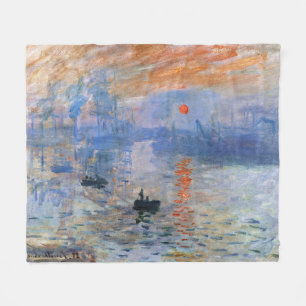 Claude Monet Impression Sonnenaufgang 1872 Hafen K Fleecedecke
