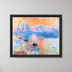 Claude Monet Impression, Sonnenaufgang (1872) Leinwanddruck