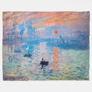 Claude Monet - Impression, Sonnenaufgang Fleecedecke