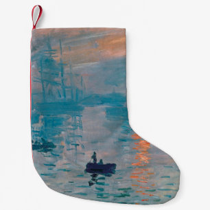 Claude Monet Impression Sonnenaufgang Französisch Kleiner Weihnachtsstrumpf