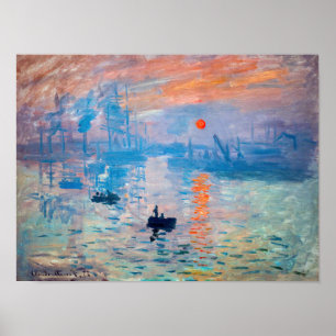 Claude Monet - Impression, Sonnenaufgang Poster
