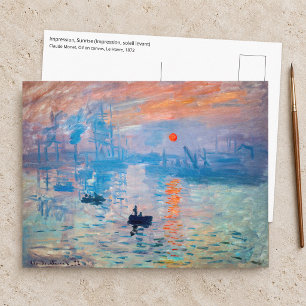 Claude Monet - Impression, Sonnenaufgang Postkarte