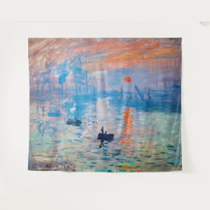 Claude Monet - Impression, Sonnenaufgang Wandteppich