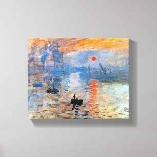 Claude Monet Impression Sunrise Poster Leinwanddruck