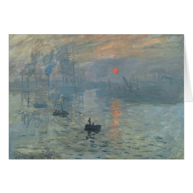 Claude Monet Impression Sunrise Soleil Levant (Devant horizontal)