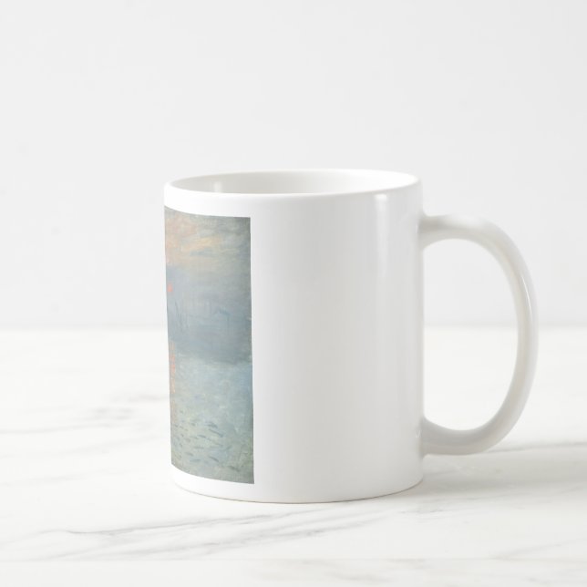 Claude Monet Impression Sunrise Soleil Levant Kaffeetasse (Rechts)