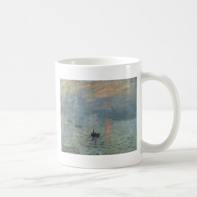 Claude Monet Impression Sunrise Soleil Levant Kaffeetasse (Rechts)