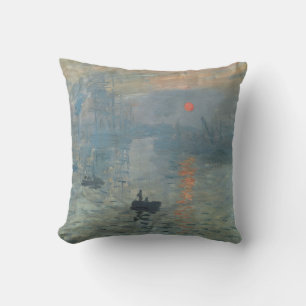 Claude Monet Impression Sunrise Soleil Levant Kissen