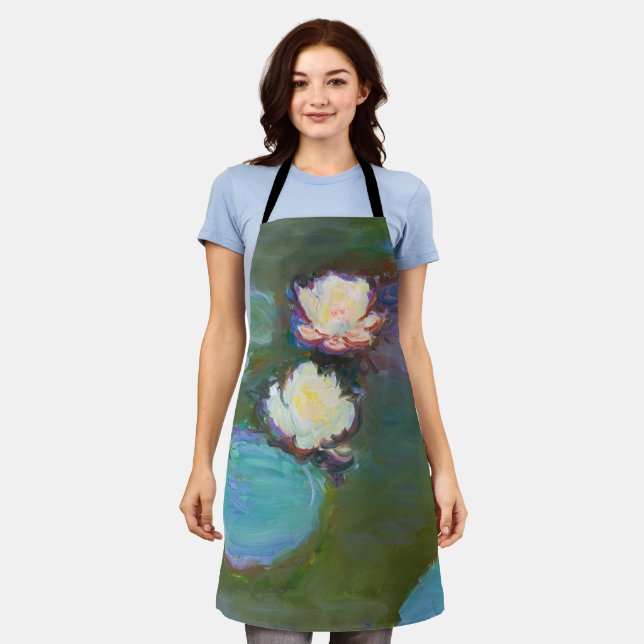 Claude Monet Impressionist Water Lilien Nympheas Schürze (Getragen)
