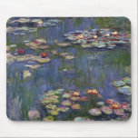 Claude Monet impressionistische Lilien des Wassers Mousepad<br><div class="desc">Impressionistische Landschaftsmalerei von Claude Monet - Klassische Meisterwerke - Claude Monets Serie zum Thema Naturmalerei - Claude Monet beeindruckende Lilien zum Wasserzeichnen</div>