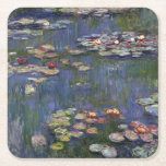 Claude Monet impressionistische Lilien des Wassers Rechteckiger Pappuntersetzer<br><div class="desc">Impressionistische Landschaftsmalerei von Claude Monet - Klassische Meisterwerke - Claude Monets beeindruckende Malserie - Claude Monet beeindruckende Lilien mit beeindruckendem Wasserbild</div>