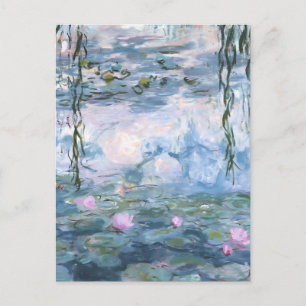 Claude Monet Impressionistische Wasserlilien-Maler Einladungspostkarte