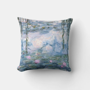 Claude Monet Impressionistische Wasserlilien-Maler Kissen