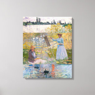 Claude Monet Impressionistischer Garten & Seerosen Leinwanddruck