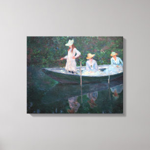 Claude Monet - In dem norwegischen Boot Leinwanddruck