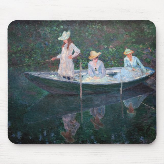 Claude Monet - In der Nordsee bei Giverny Mousepad (Vorne)