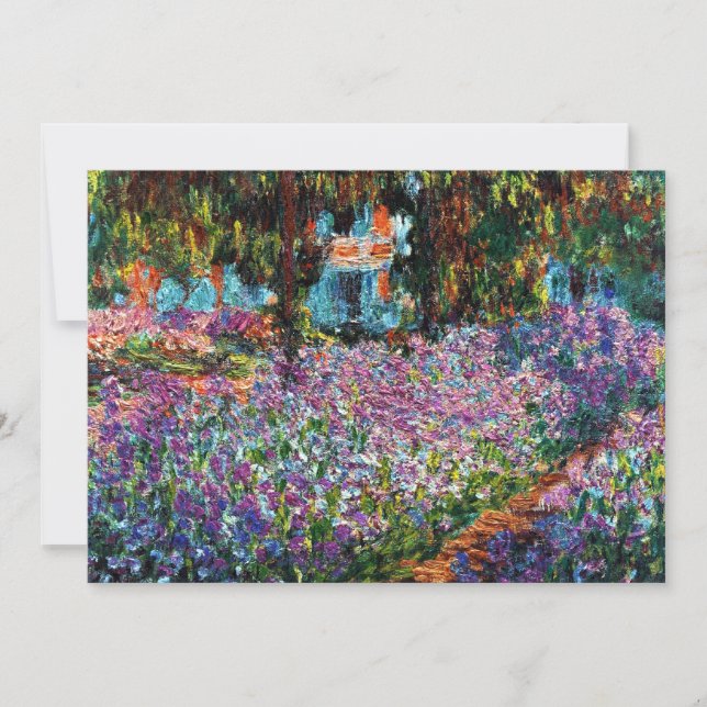 Claude Monet: Ire im Monet-Garten (Vorderseite)