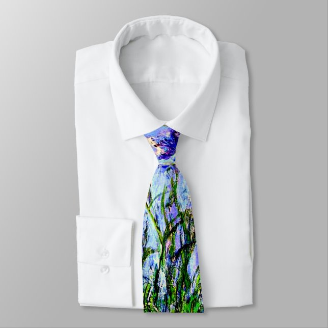 Claude Monet: Ire, schöne Blumenmalerei Krawatte (Gebunden)