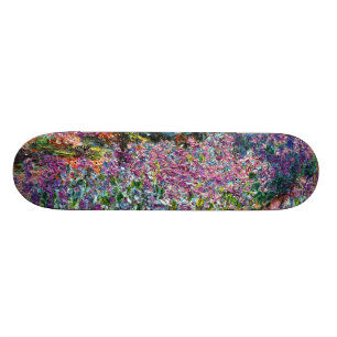 Claude Monet: Iris in Monets Garten Skateboard