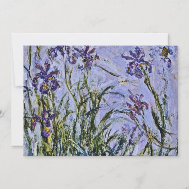 Claude Monet - Iris Mauves (Vorderseite)