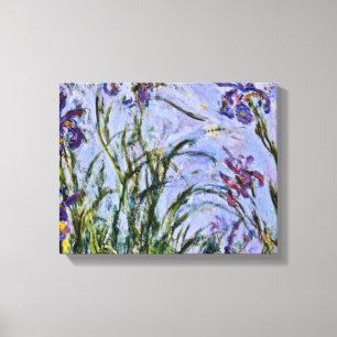 Claude Monet - Iris Mauves Leinwanddruck