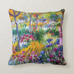 Claude Monet: Irisgarten von Giverny Kissen