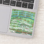 Claude Monet Japanese Footbridge. Impressionismus Aufkleber<br><div class="desc">Claude Monet Aufkleber "Japanese Footbridge".</div>