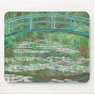 Claude Monet Japanese Footbridge. Impressionismus Mousepad