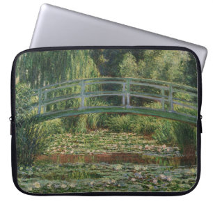 Claude Monet Japanese Footbridge & Water Lily Pool Laptopschutzhülle