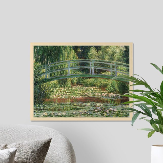 Claude Monet Japanese Footbridge Water Lily Pool Poster (Von Creator hochgeladen)