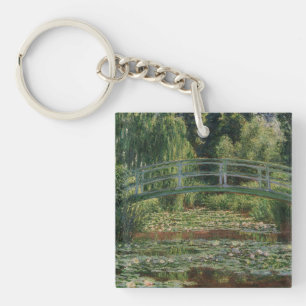 Claude Monet Japanese Footbridge & Water Lily Pool Schlüsselanhänger