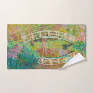 Claude Monet - Japanische Brücke, Giverny Badhandtuch Set