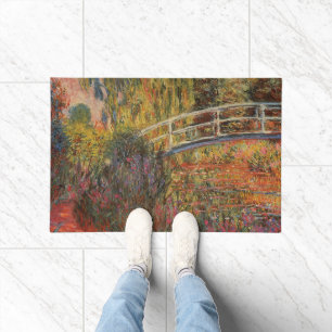 Claude Monet Japanische Brücke Giverny Kunst Fußmatte