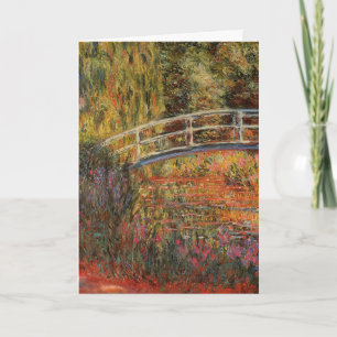 Claude Monet Japanische Brücke Giverny Kunst Karte