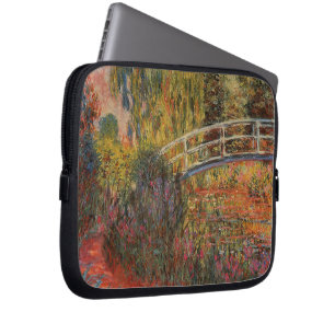 Claude Monet Japanische Brücke Giverny Kunst Laptopschutzhülle