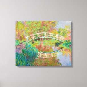 Claude Monet - Japanische Brücke, Giverny Leinwanddruck