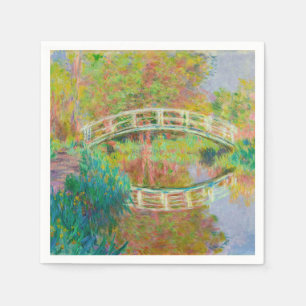 Claude Monet - Japanische Brücke, Giverny Serviette
