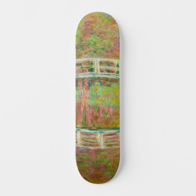 Claude Monet - Japanische Brücke, Giverny Skateboard (Vorderseite)