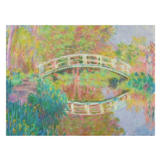 Claude Monet - Japanische Brücke, Giverny Tischdecke (Vorderseite (Horizontal))