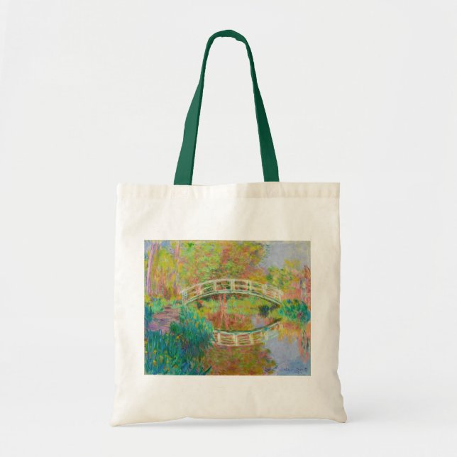 Claude Monet - Japanische Brücke, Giverny Tragetasche (Vorne)