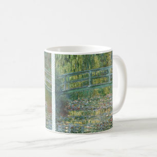 Claude Monet Japanische Brücke Seerosen Kunst Kaffeetasse